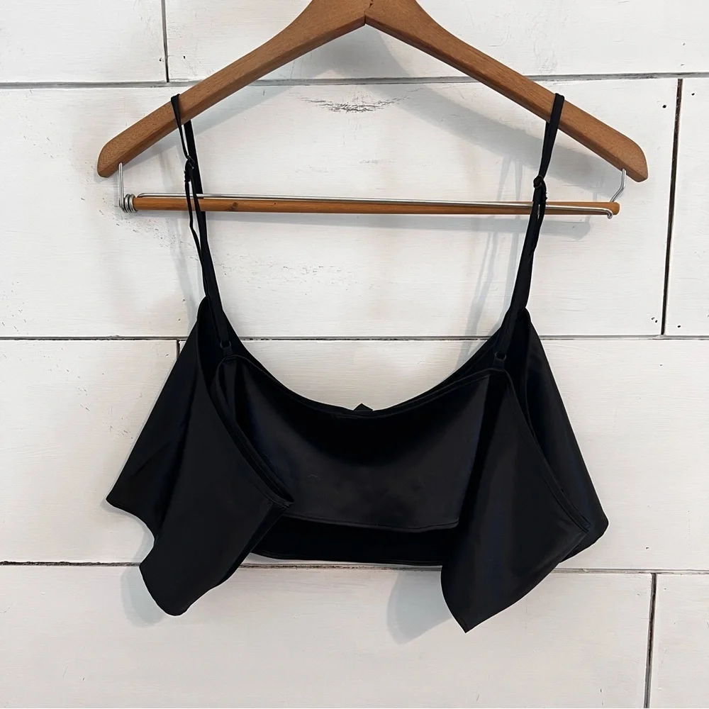 SKIMS Woven Shine Cami in Onyx. Size 4X. New Without Tags.